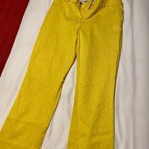 Yellow Banana Republic Crop Pants